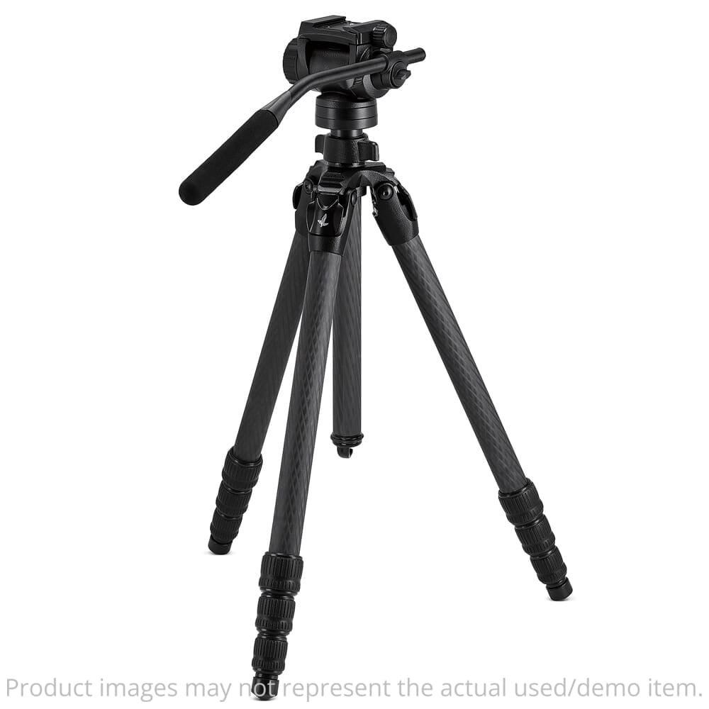 Swarovski USED CCT Compact Carbon Tripod w/ CTH Compact Tripod Head 49021 - Excellent Condition, Missing Shoulder Pads and Quick Release Plate UA4324