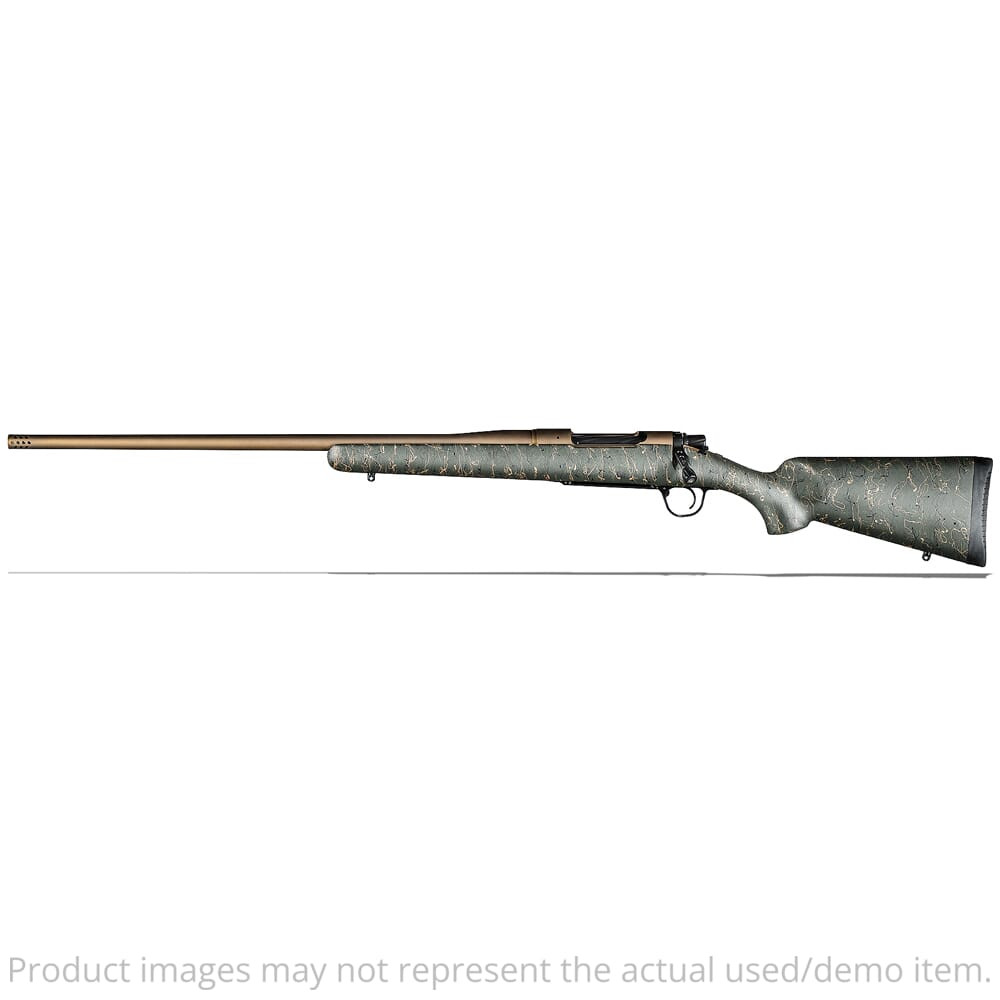 Christensen Arms USED Mesa 7mm Rem Mag 24" 1:9" Green w/ Black & Tan Webbing LH Rifle 801-01056-00 - Display, Minor Scratches to Finish UA4369