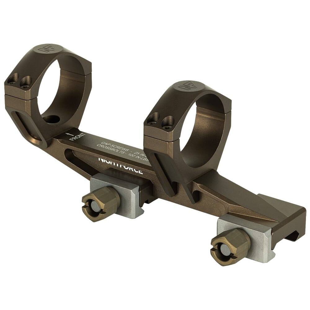 Nightforce USED X-Treme Duty 34mm 1.54" 0 MOA Dark Earth Ultramount A696  - Excellent Condition No Packaging UA4376