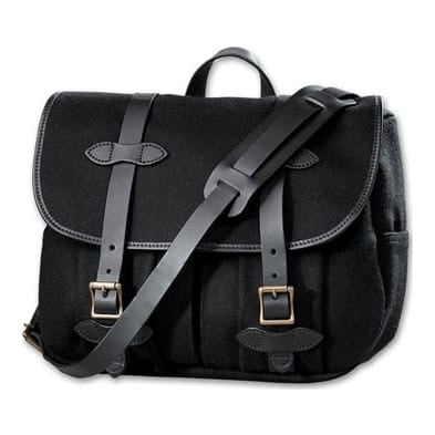 Filson MD Black Wool Field Bag FIL-70103-BL
