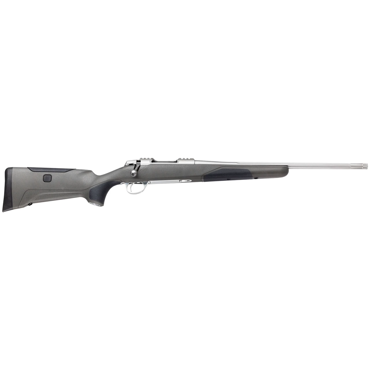 Sako 90 Finnlight Stainless Steel 30-06 SPRG No Sights 22.4 Fluted BBL 1:10 5/8x24 TPI RH Std Trig 5RD Composite / Black SYBW3169A1R3FB3B