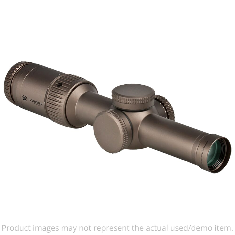 Vortex USED Razor HD Gen II 1-6x24 Riflescope with JM-1 BDC Reticle (MOA Clicks) RZR-16003 - Light Mount Marks, Scratched Battery Cap UA4543