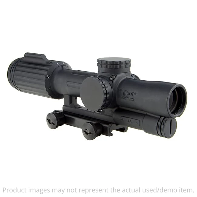 Trijicon USED VCOG 1-6x24 Green Segmented Circle/Crosshair 300BLK; Thumb Screw Mt. VC16-C-1600046 - Excellent Condition UA4545