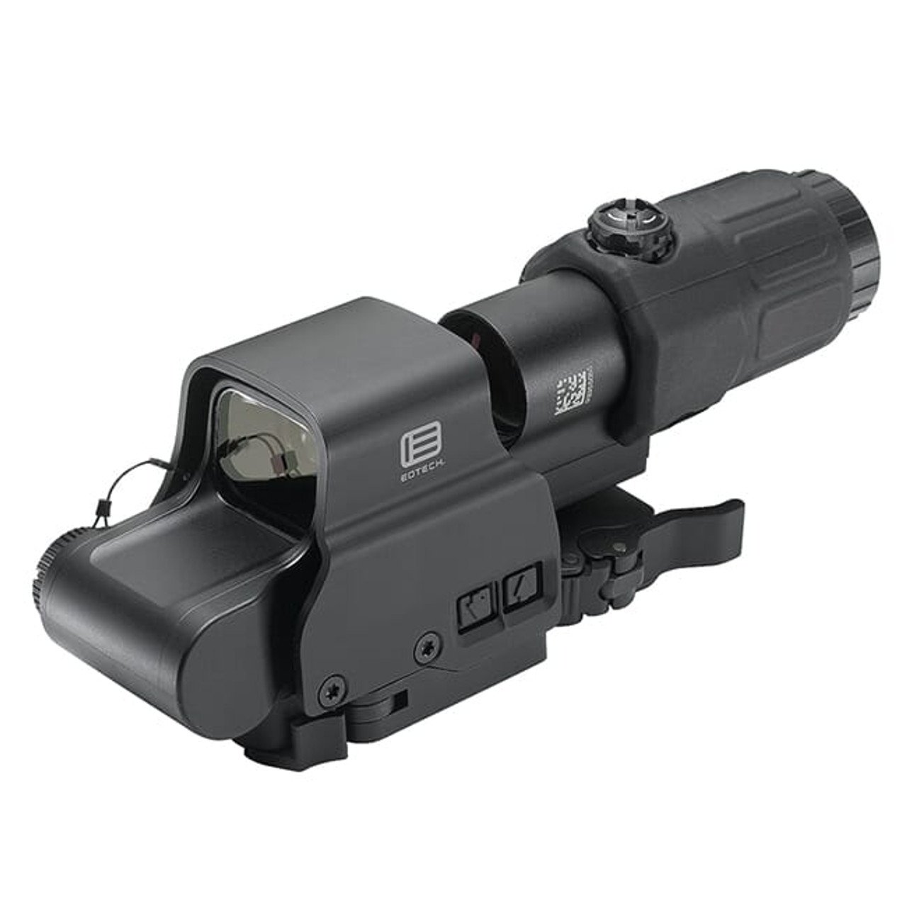 EOTech USED Holographic Hybrid Sights Complete System - Includes EXPS2-0GRN HWS, G33 magnifier and (STS) w/ QD HHS-GRN - Light Mount Marks UA4654