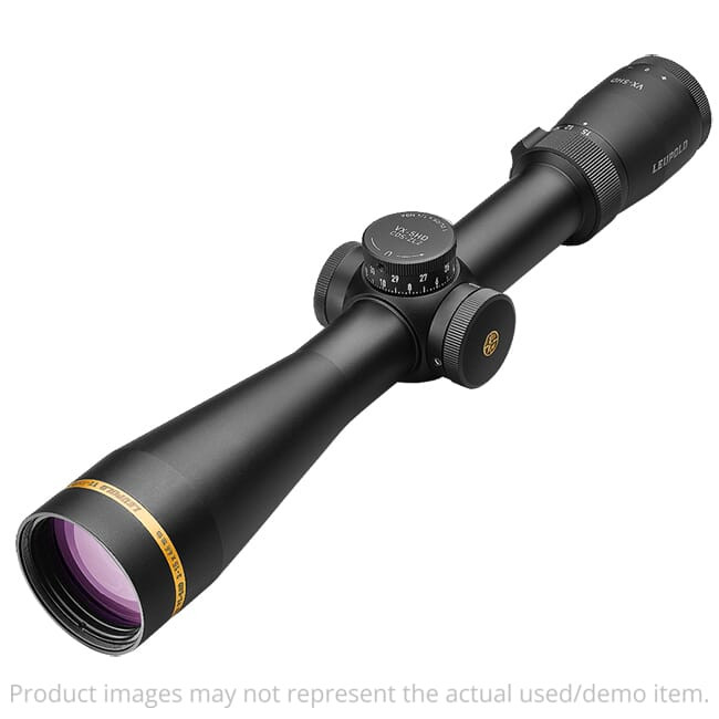 Leupold USED VX-5HD 3-15x44mm (30mm) CDS-ZL2 Side Focus Matte FireDot Duplex 172368 Mount Marks UA4791