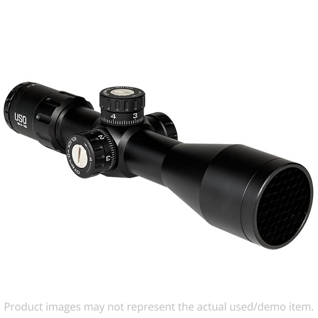 US Optics USED 3-12x42mm 30mm  tube; Non-Lit FFP MHR Reticle;  Elevation and Windage Zeroing Knob with 1/10 MIL Adjustments TS-12X-MHR Excellent Condition UA4826