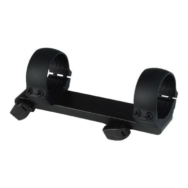 Blaser Quick Detach Saddle Mount with 30mm low alloy rings. In excellent condition.-UA741