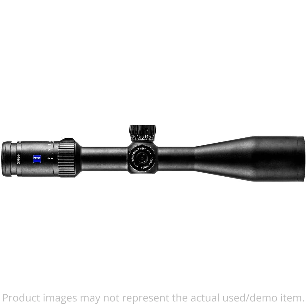 Zeiss USED Conquest V4 4-16x50mm ZMOAi-T30 Illum #64 Ext. Elev. Ext. Locking Wind. Riflescope 522945-9964-090 Damaged Box UA4904