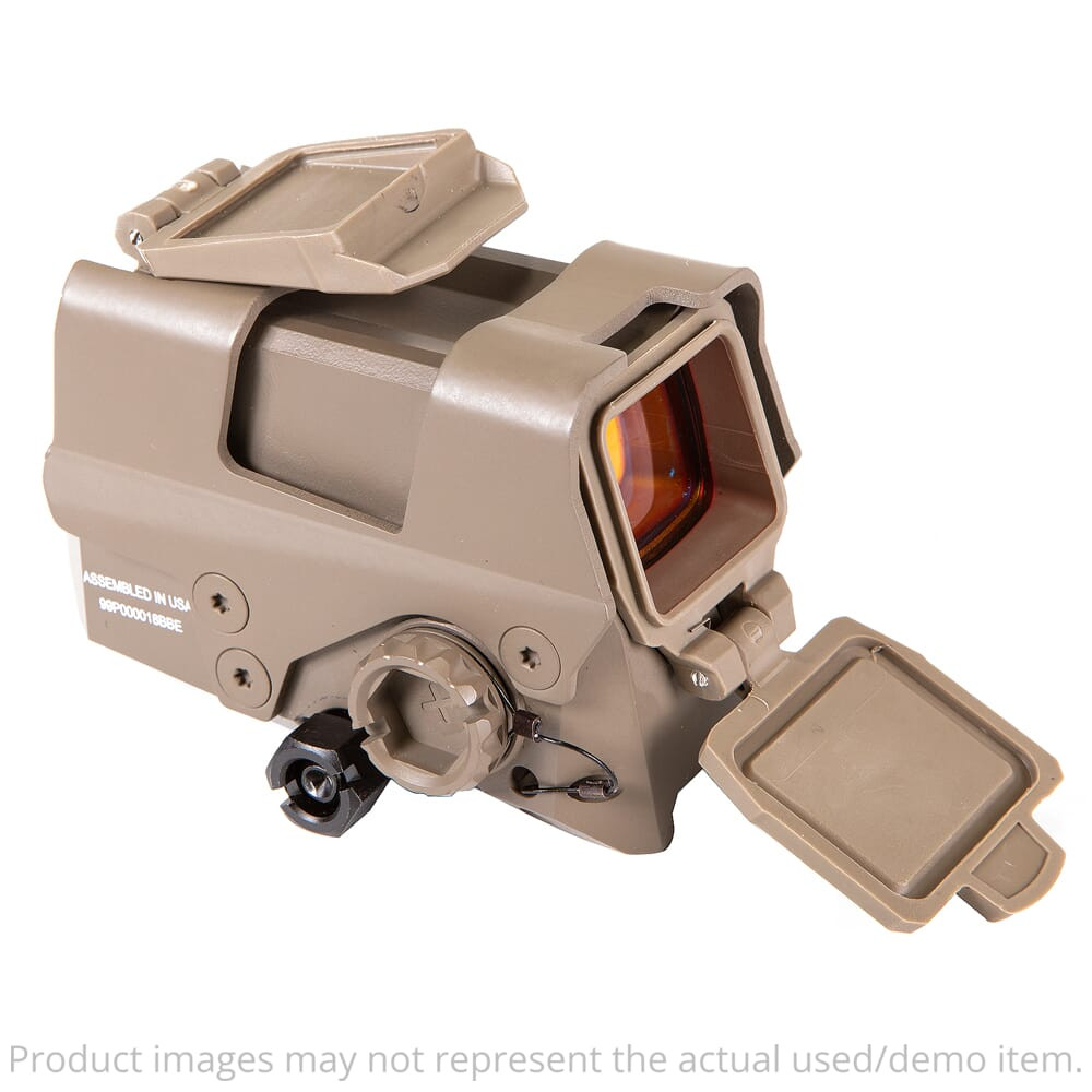 Sig Sauer USED ROMEO8T Red Dot Sight, Ballistic Circle Dot, 0.5 MOA Adj, CR123a, Hex Bolt Mount, Shroud, FDE SOR81003 Open Box UA4919