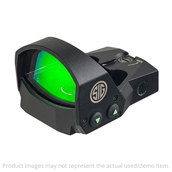 Sig Sauer USED ROMEO1 Reflex Sight1X30MM 6 MOA Red Dot 1.0 MOA ADJ Black SOR11600 Open Box UA4928