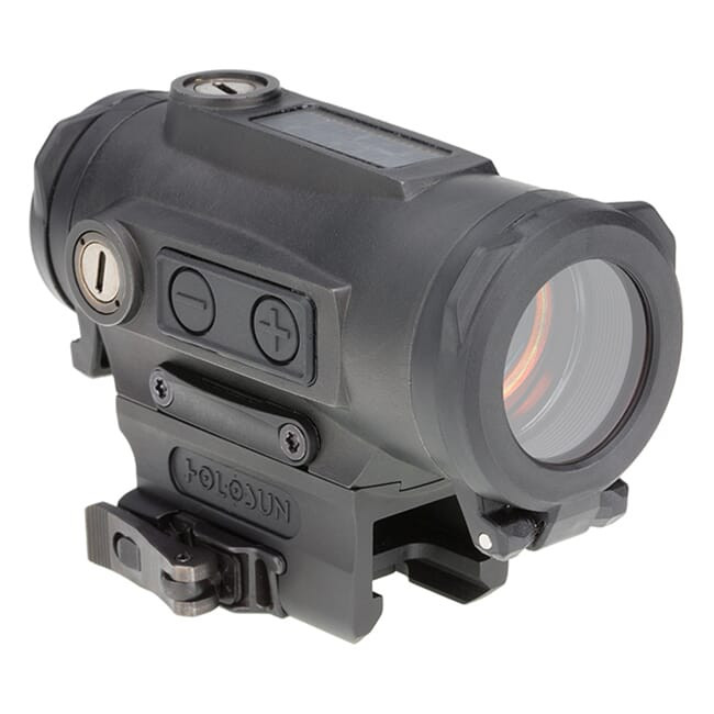 Holosun HE530C-RD Titanium Multi-Reticle Circle Dot 30mm Reflex Sight w/ Solar Failsafe, Shake Awake, and QD Mount - HE530C-RD