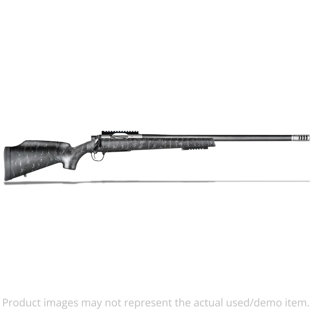 Christensen Arms USED Traverse 6.5 Creedmoor 24"Bbl 1:8" Black w/ Gray Webbing Rifle 801-10003-00 - Display Model, Cosmetic Damage on Stock UA4696