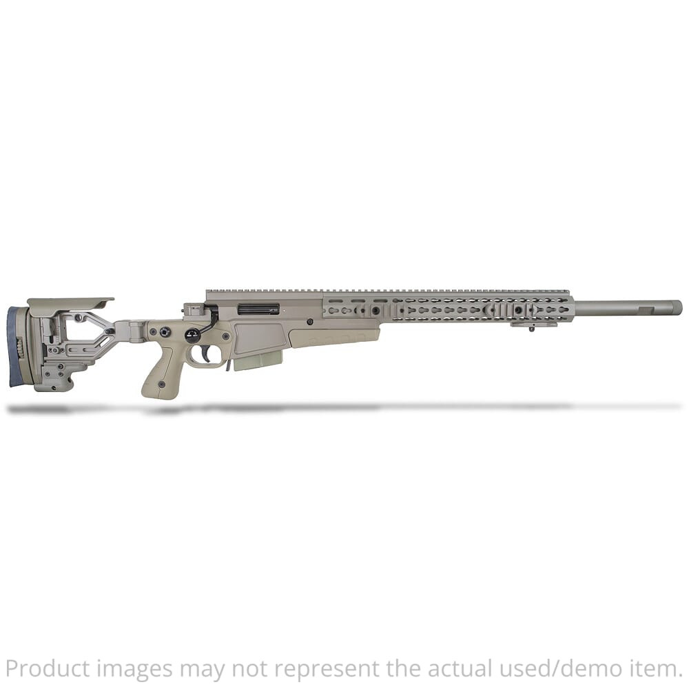 Accuracy International USED AXSA Elite Sand 6.5 Creedmoor Threaded 24" Rifle SA65CM24SES Store Display Small Cosmetic Scratches & Small Ding on Receiver UA5178