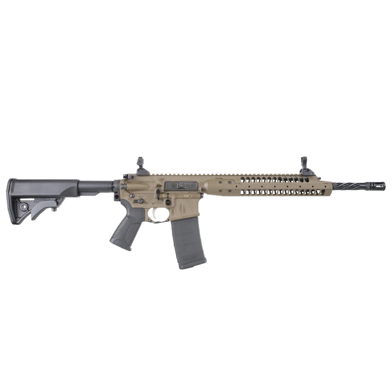 LWRC IC-A5 5.56mm NATO 16.1" 1:7" 1/2x28 Bbl Patriot Brown Individual Carbine ICA5R5PBC16