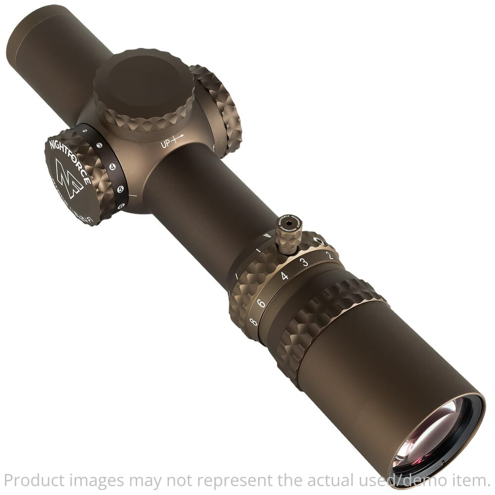 Nightforce USED ATACR 1-8X24mm F1 .1 MRAD NVD PTL FC-DMX Dark Earth Riflescope C672 Excellent Condition UA5204