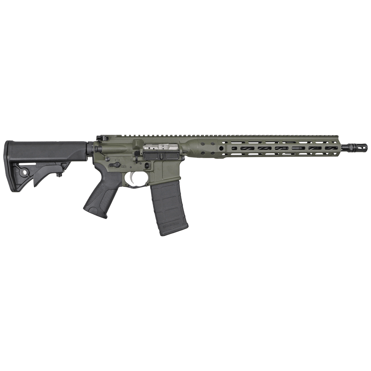 LWRC ICDI M-LOK Direct Impingement 5.56mm NATO 16.1" 1:7" 1/2x28 Bbl OD Green Rifle ICDIR5ODG16ML