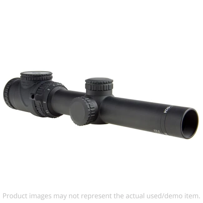 Trijicon USED AccuPoint 1-6x24mm SFP German #4 Crosshair w/Green Dot 30mm Matte Blk Riflescope TR25-C-200083 Excellent Condition UA5120