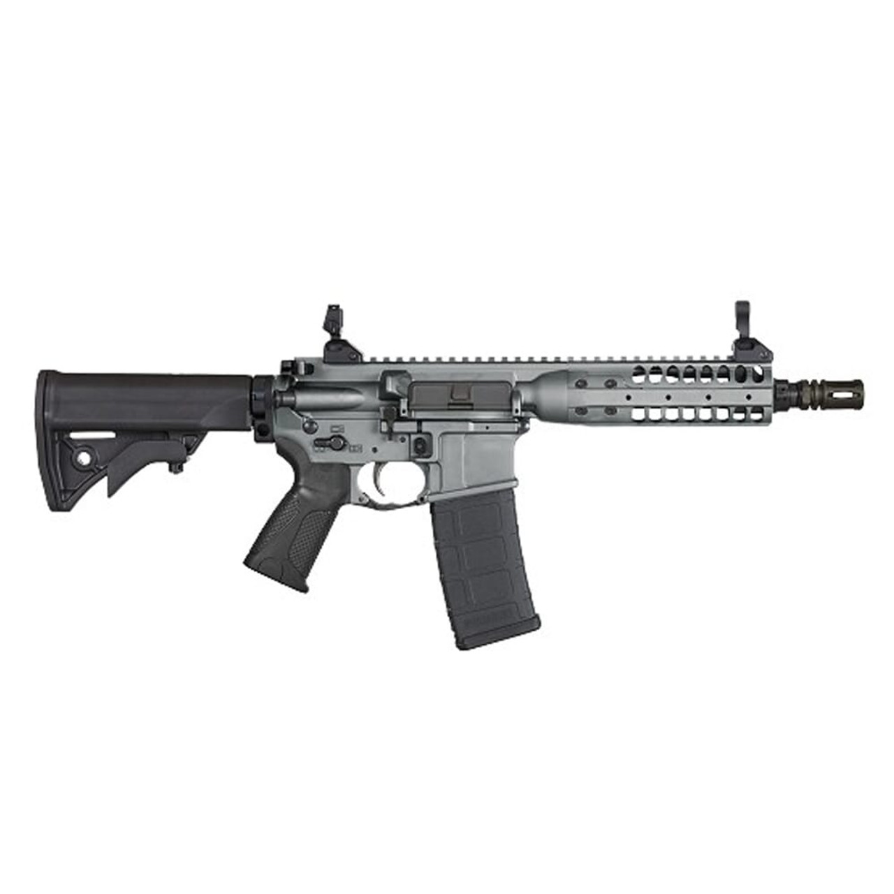LWRC IC-PSD 5.56mm NATO 8.5" 1:7" 1/2x28 Tungsten Grey Personal Security Detail Short Barreled Rifle (NFA) ICPSDR5TG8