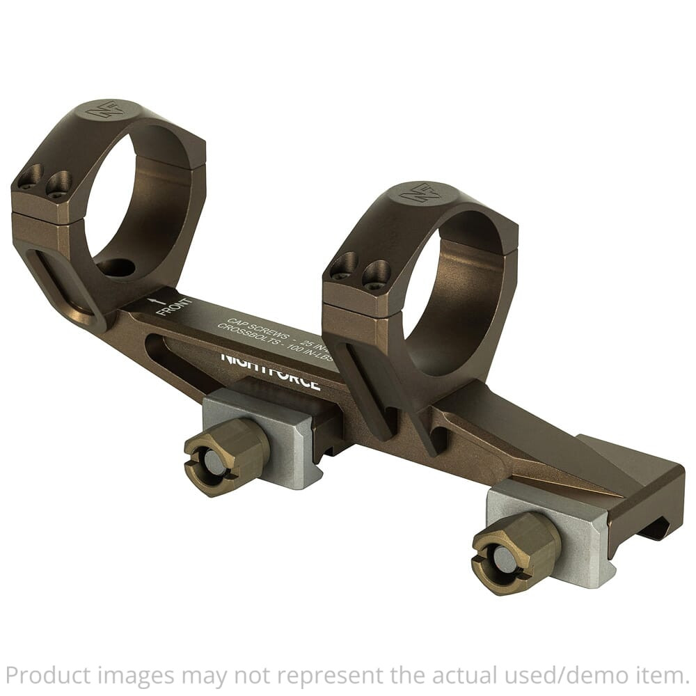 Nightforce USED X-Treme Duty 34mm 1.54" 20 MOA Dark Earth Ultramount A683 - Mount Marks UA5404