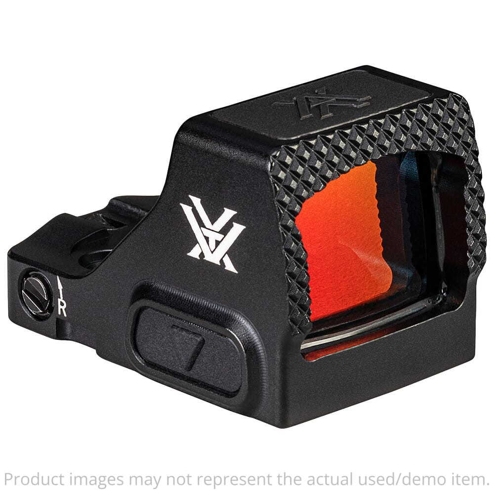 Vortex USED Defender-CCW 3 MOA Red Dot Sight w/Shim Plate, Picatinny Rail Mount, Rubber Cover, Lens Cloth, CR1632 Battery, Tool & Screw Set DFCCW-MRD3 - Light Mount Marks UA5614