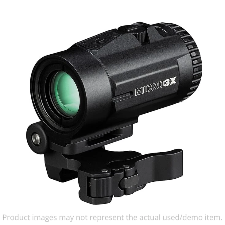 Vortex USED Micro 3x Magnifier w/ Quick Release Flip Mount V3XM - Light Scratches UA5628