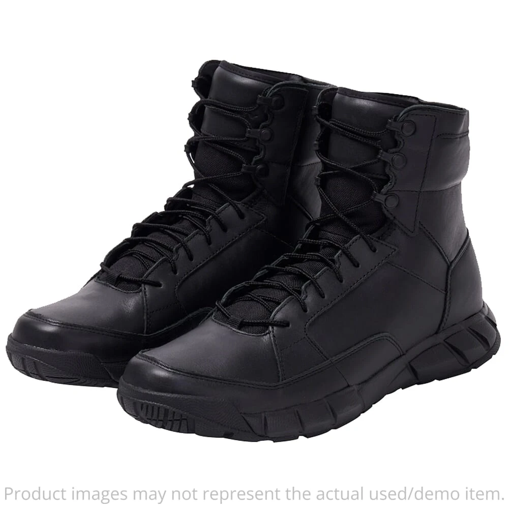 Oakley USED Light Assault Leather Boot Black Size 13 12099-001-13 Light Wear - Damaged Packaging UA5639