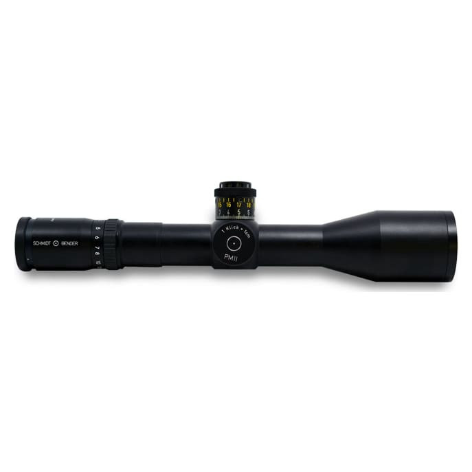 Schmidt  Bender PMII 3-12x50 L/P P3 Mildot MRAD DT CW, No box, In great condition with a light usage mark-UB447