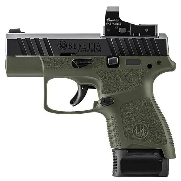 Beretta APX A1 Carry RDO 9mm 2.9" Bbl ODG Semi-Auto Pistol w/(1) 8rd Extended Mag & Burris FastFire 3 JAXN9278A1CO
