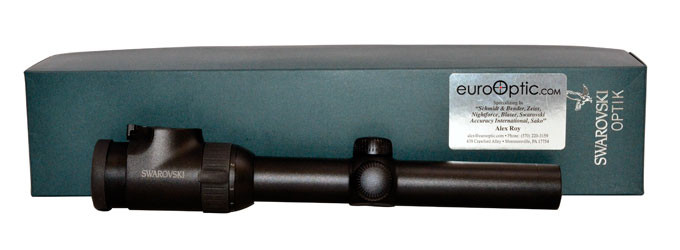 Swarovski Z6i 1-6x24 BRT-I - Matte Black, In good condition with light ring marks, Comes with lens covers - UB501