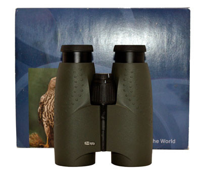 Meostar 7x42 B1 Binocular in Green, comes with case, lens cover and neck strap, In good condition-UB527