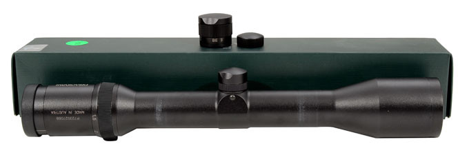 Swarovski 1.5-6x42 Habicht, 4A 1K reticle. In good condition with ring marks. Comes with lens cover.-UB573