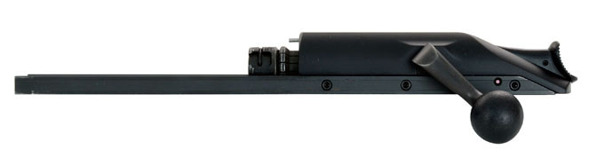 Blaser R93 left hand bolt housing and standard left hand bolt head. In good condition with light usage marks- UB618