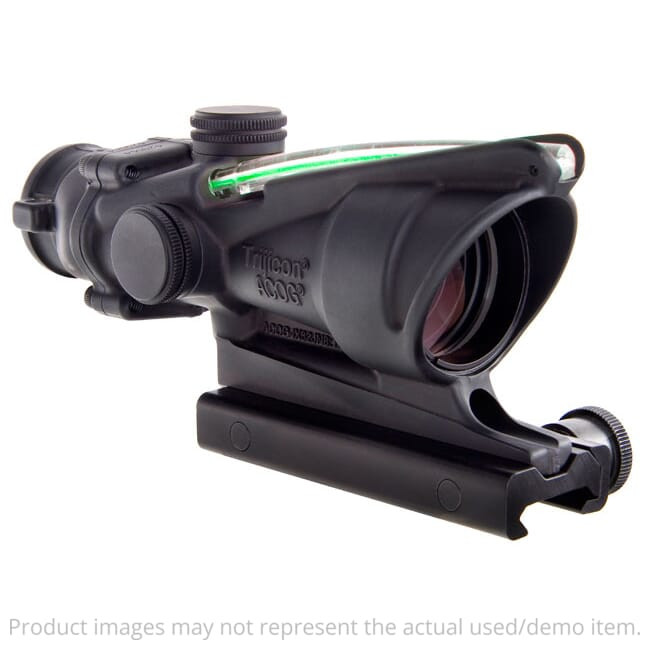 Trijicon USED TA31-CH ACOG 4x32 Dual Illum Green Crosshair 223 Ballistic Reticle w/TA51 mount 100209 - Has "16" Painted on side, Excellent Condition UA5878