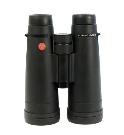 Leica Ultravid HD 12x50 Black Armor Binocular. In excellent condition. Comes with lens covers but no No Box.-UB829