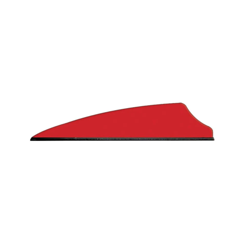 Gold Tip Shield Cut 2.71" Red Vane 100ct VANE271RD100