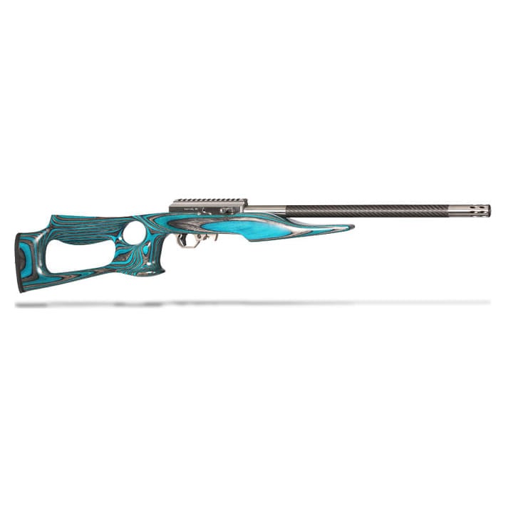 Volquartsen Lightweight 17 HMR Turquoise Lightweight Thumbhole Stock