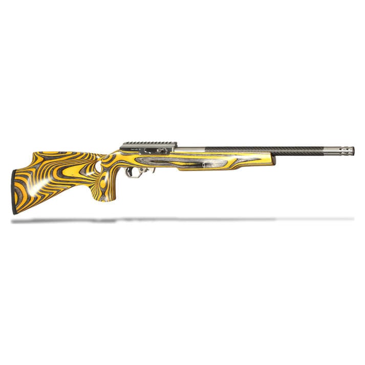 Volquartsen Lightweight 22 WMR Yellow Thumbhole Silhouette Stock