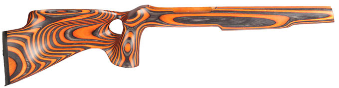 Volquartsen Orange Laminated TH Silhouette Stock