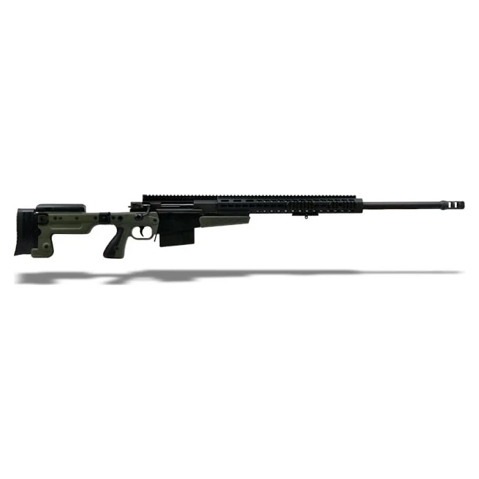 Accuracy International AX338 Lapua 27' Barrel, Brake, Green, Butt Spike, Quick Butt, Quick Cheek with  AI AX Hard Case custom made by Explorer of Italy. In excellent condition (Like New).-UA743