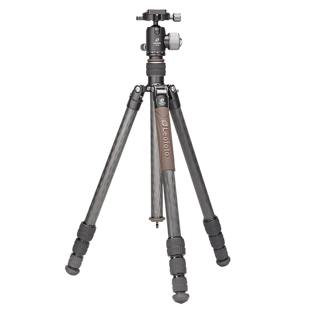 Leofoto LX-254CT+XB-32 Reversible & Lightweight Carbon Fiber Travel Tripod w/Ball Head LX-254CT-XB-32