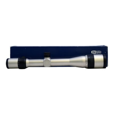 Meopta Meostar R1 4-16x44, Z Plex reticle, AO, Target Turret,  Silver Finish, comes with lens cover in original box, In great condition with very light ring marks-UB485