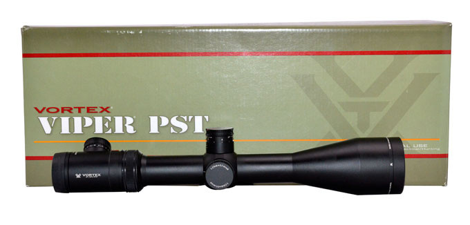 Vortex Viper PST 4-16x50 Rifle Scope EBR-1 MRAD, Comes with lens cover and sunshade, very good condition with light ring marks-UB528