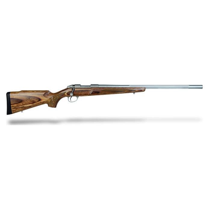 Sako 85 Varmint Stainless in 204 Ruger. In very good condition. Comes with set trigger, optilock stainless bases and ring in 1' xtra lo. - UB667