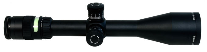 Trijicon TR23G AccuPoint 5-20x50 Green Triangle. In good condition with light ringmarks. Comes with lens cover, sun shade, lens pen and instructions.-UB678