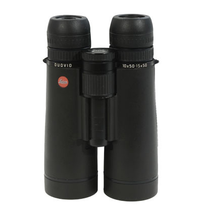 Leica Duovid 10-15x50 Black Binocular- In excellent condition. Comes with neck strap, instructions and ocular lens cap. No box.-UB843