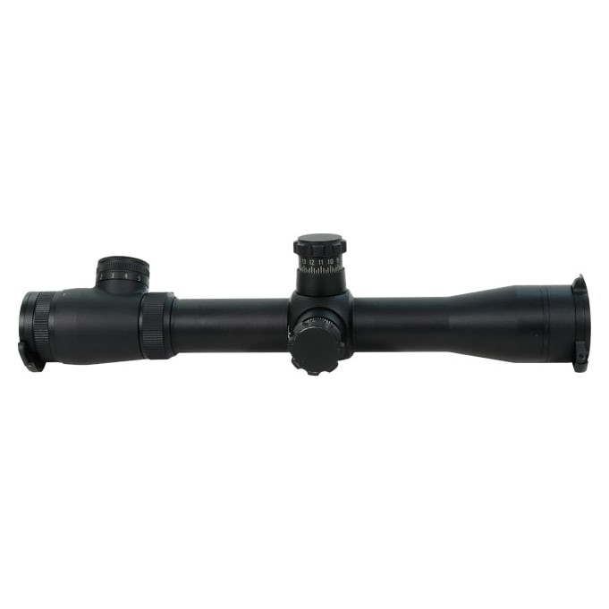 Leupold Mark 4 2.5-8x36 MR/T .25 MOA, Illum Mil dot MPN# 60190. Box/paper work/flip covers included. Wear marks on turret caps, Glass very nice, Slight ring marks UB869