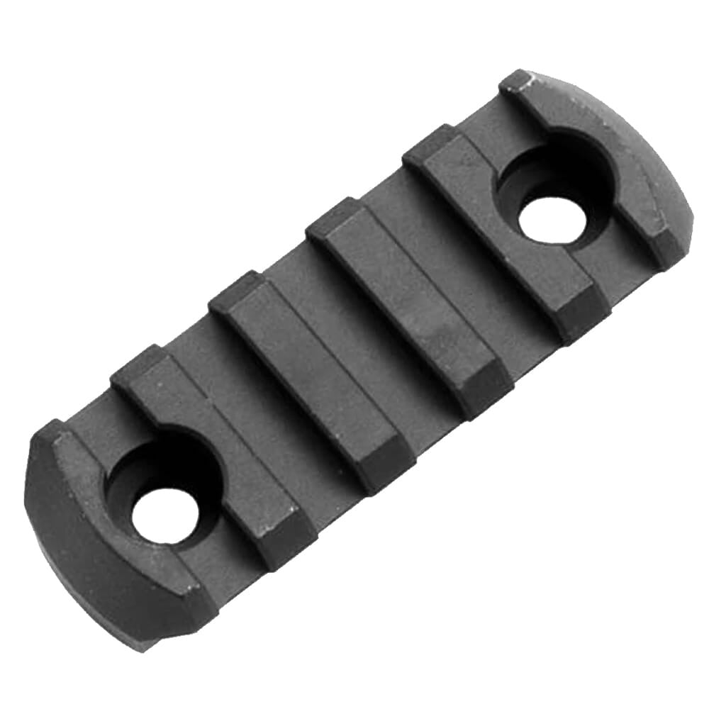 Magpul Anodized Aluminum 2.5" 5-Slot Picatinny Rail Segment for MLOK, Black MAG581-BLK