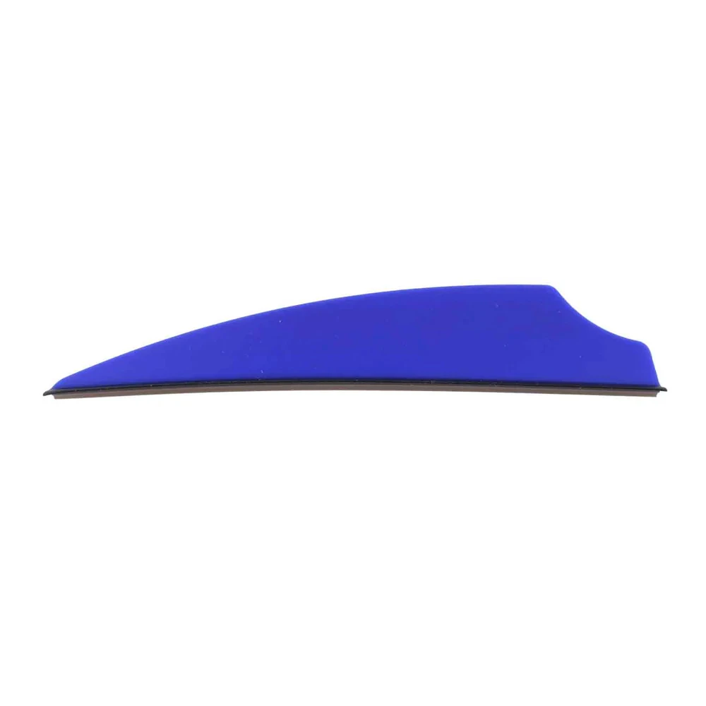 Gold Tip Shield Cut 2.71" Blue Vane 100ct VANE271BU100