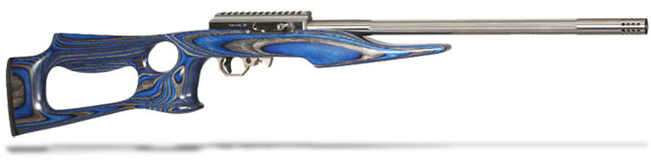 Volquartsen Deluxe 22 LR Blue Thumbhole Rifle VCD-LR-BL-LTH