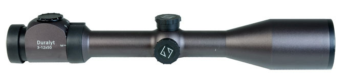 Zeiss Duralyt 3-12x50 #60 illuminated. This is a consignment scope in very good condition with very light ring marks. Comes with lens cover and instructions.-Wirwahn